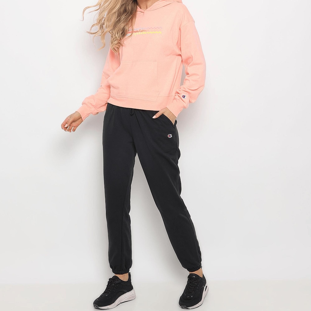 Blusão de Moletom com Capuz Fleece Champion Midweight Jersey Feminino