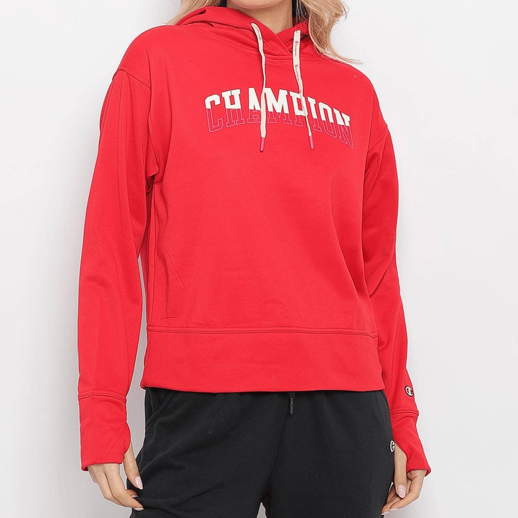 Blusão de Moletom com Capuz Champion Game Day Eco - Feminino
