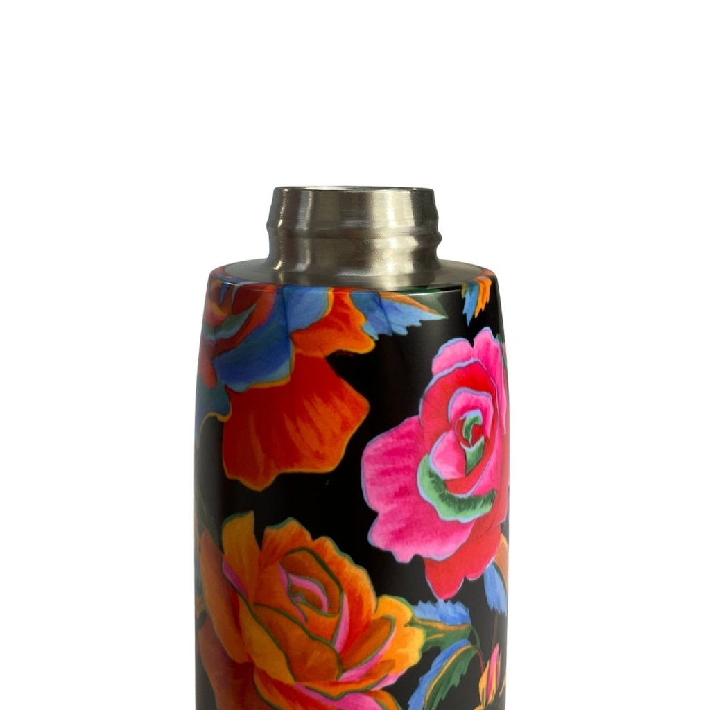 Imagem 4 do produto Garrafa Farm Que Sede Rosas Pintadas 500ml Térmica Original