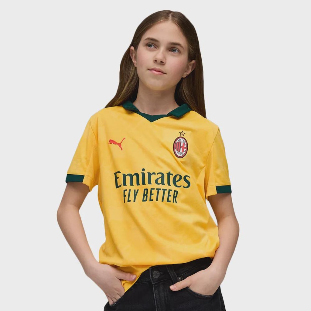 Imagem 2 do produto Camisa Milan III 25/26 Puma Torcedor Infantil