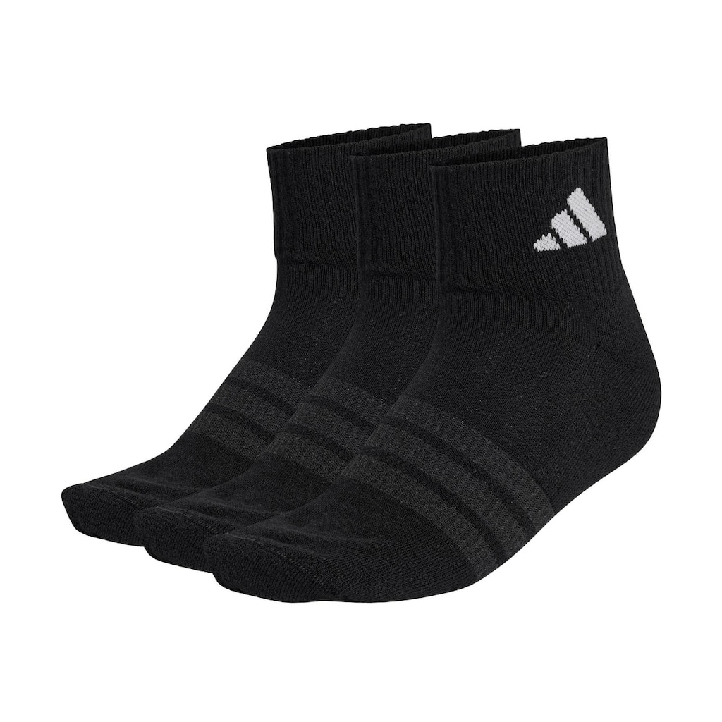 Meia Cano Médio Cushioned Ankle adidas - 3 Pares - Unissex