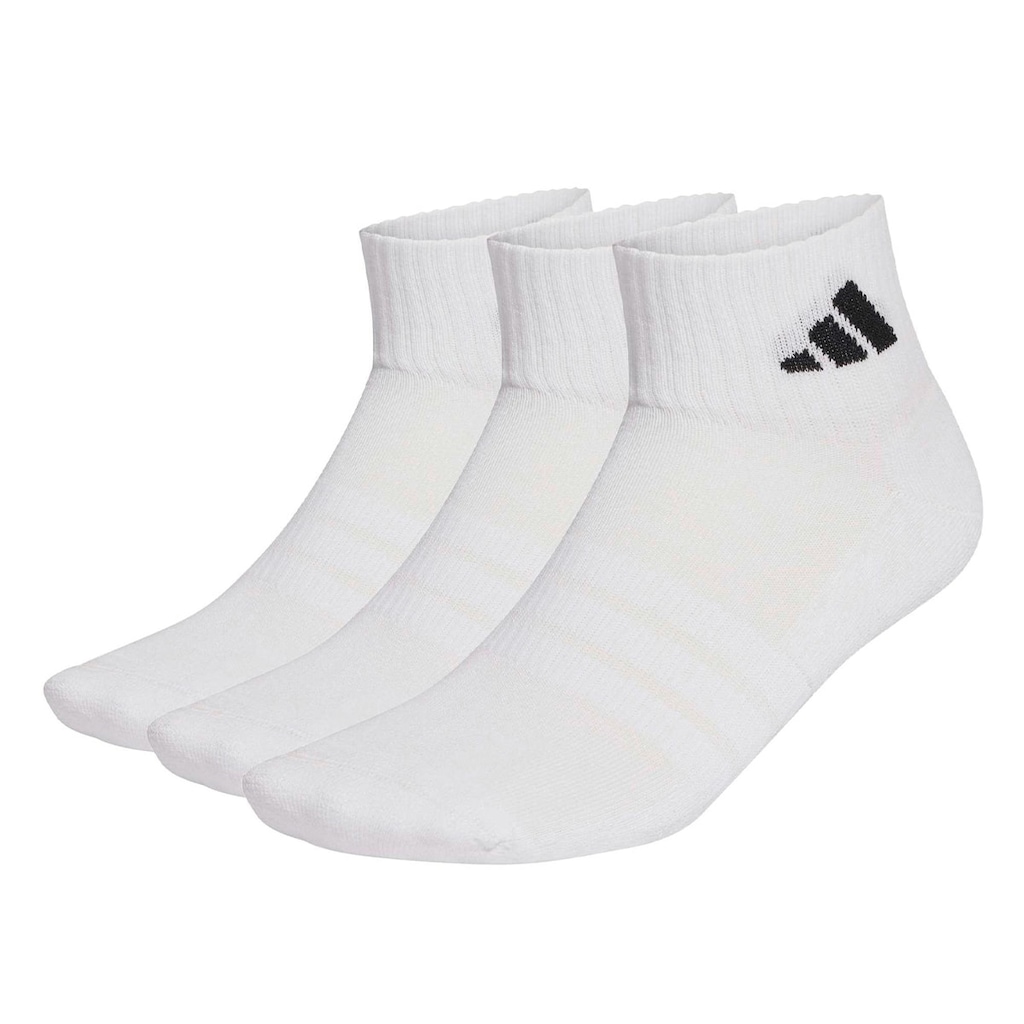 Meia Cano Médio Cushioned Ankle adidas - 3 Pares - Unissex