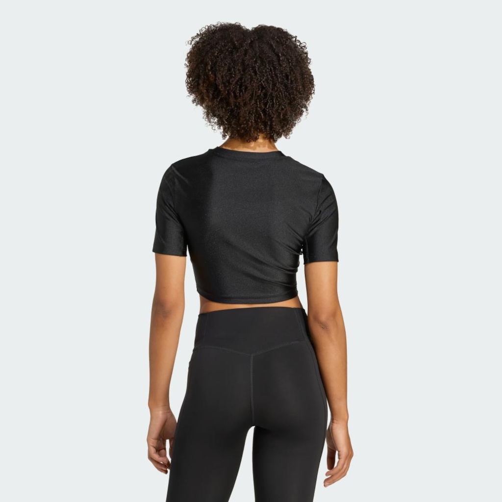 Imagem 3 do produto Camiseta adidas Essentials de Treino Shine Feminina