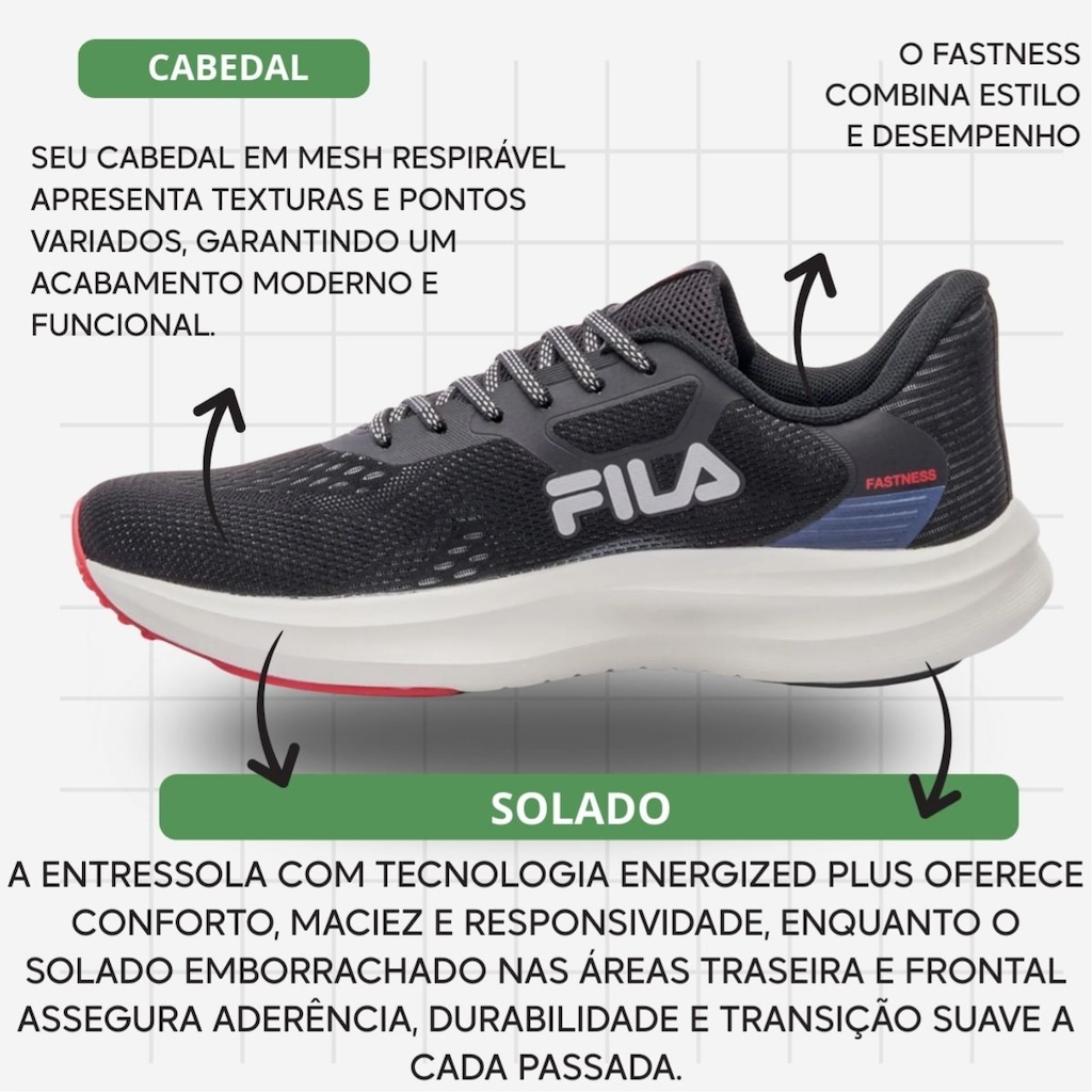 Imagem 4 do produto Tênis Fila Fastness - Masculino
