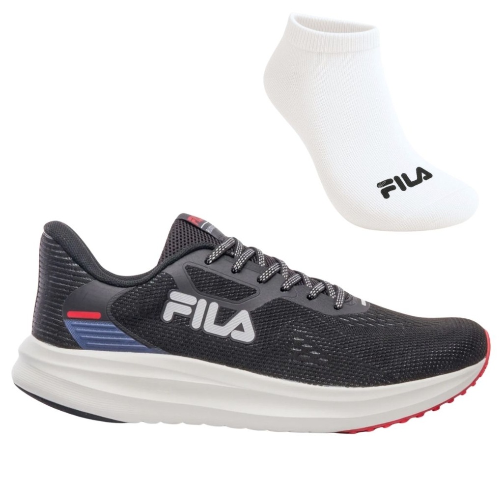 Kit Tênis Fila Fastness E Meia - Masculino