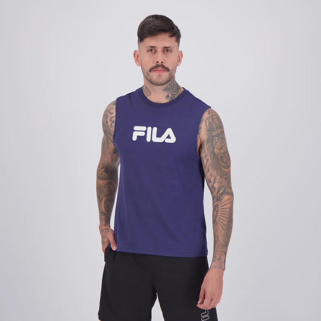 Imagem 3 do produto Camiseta Regata Fila Letter Masculina