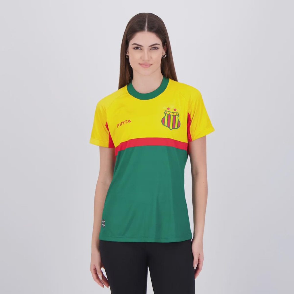 Camisa Finta Sampaio Corrêa Aquecimento 2024 - FutFanatics - Feminina