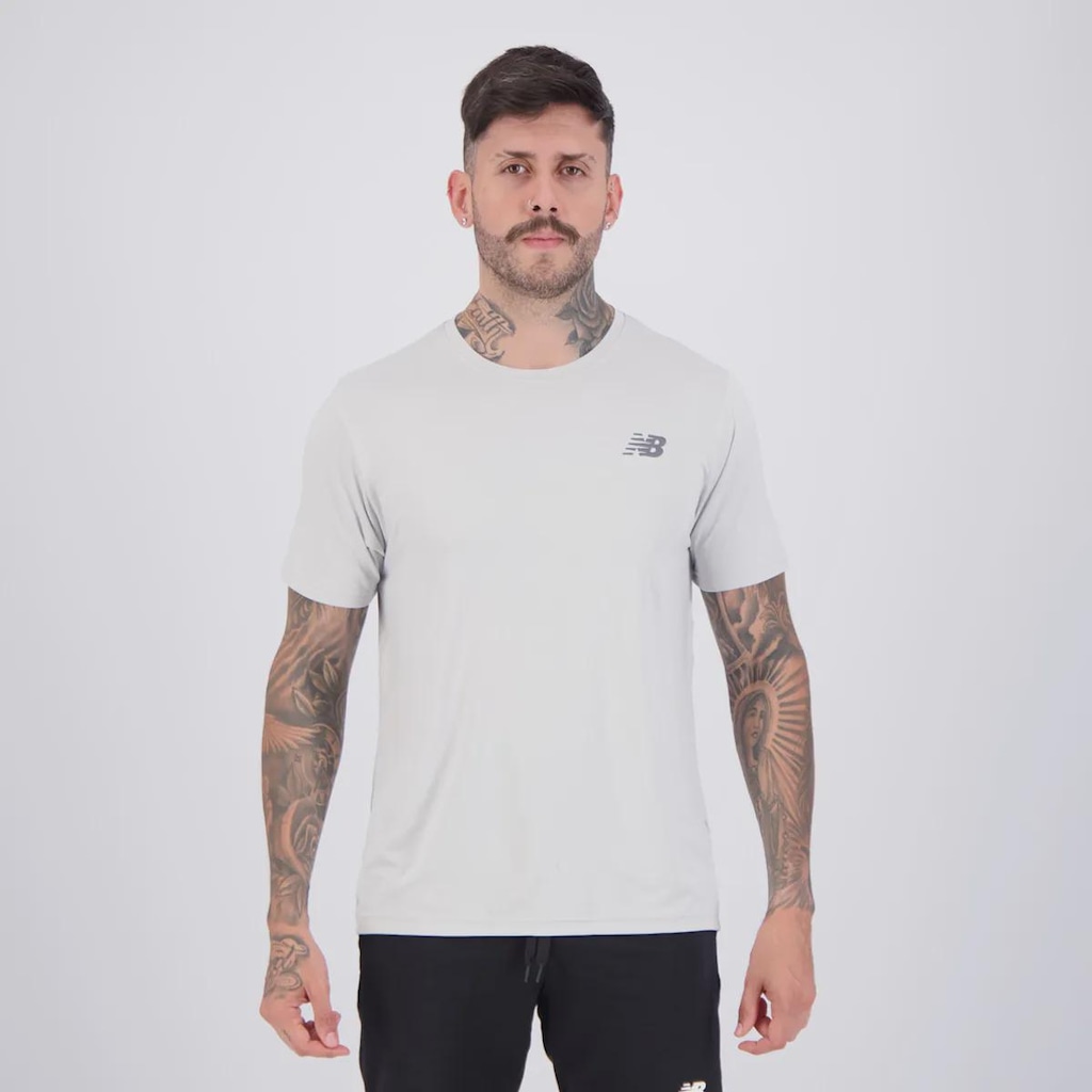 Camisa New Balance Tenacity Logo Masculina