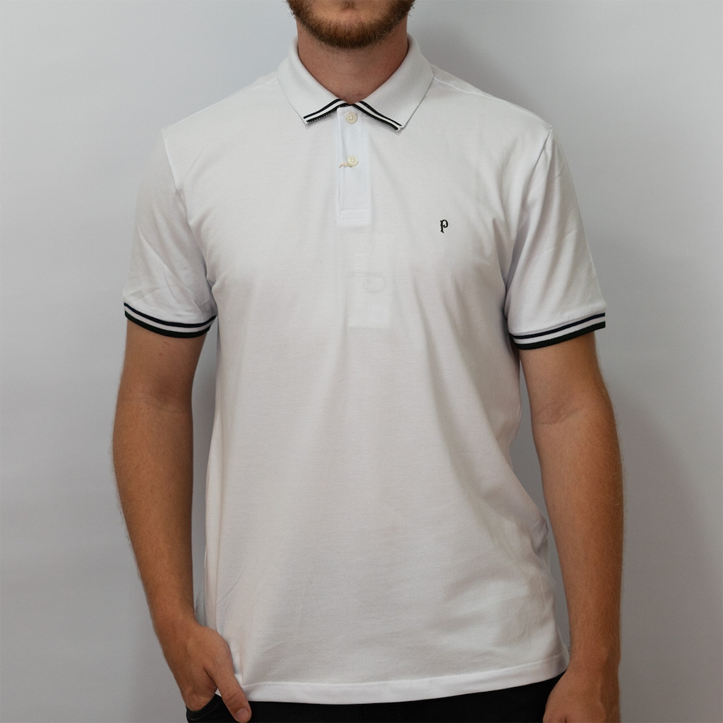 Imagem 3 do produto Camisa do Palmeiras Polo Jacquard Palestra 1914 - Masculina