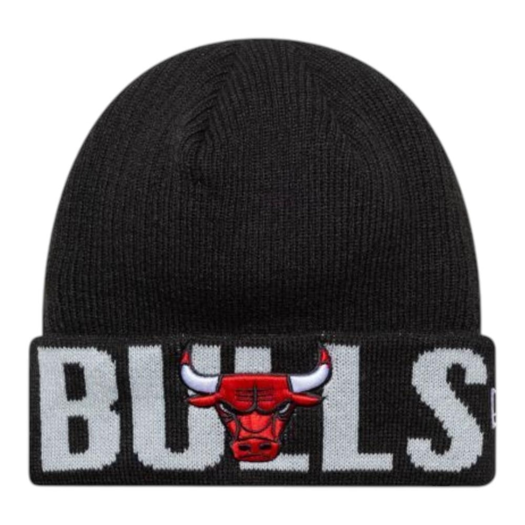 Gorro New Era Chicago Bulls Wordmark Beanie Adulto