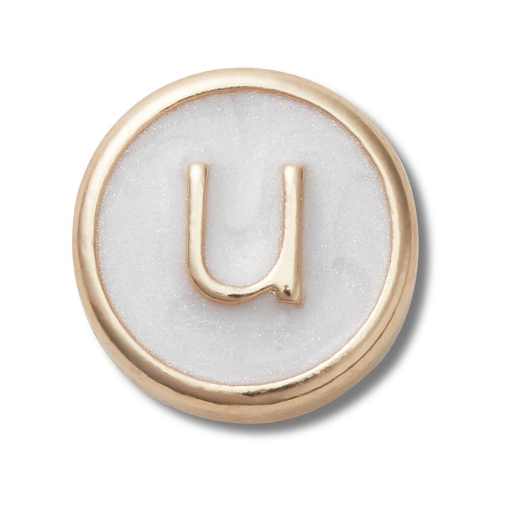 Jibbitz Crocs Letra U Pequena Perolizada