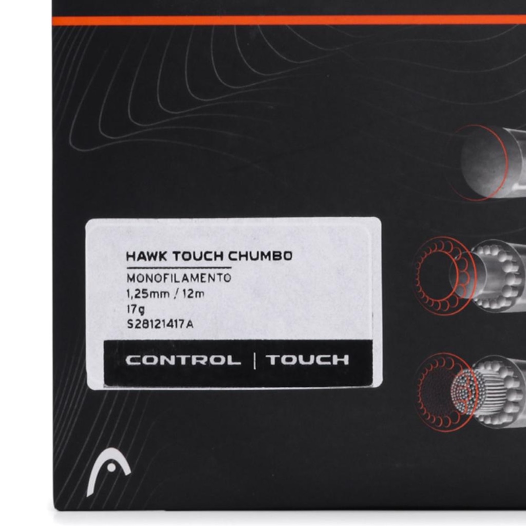 Imagem 2 do produto Corda Head Hawk Touch 17L 1.25mm Chumbo - Set Individual