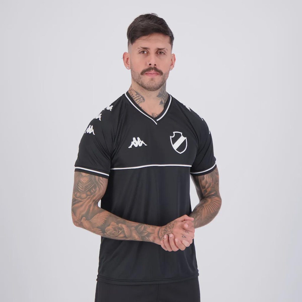 Imagem 2 do produto Camisa do Vasco Supporter Monochromatic Kappa Masculina
