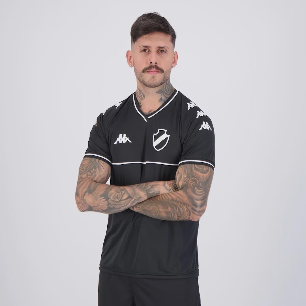 Imagem 3 do produto Camisa do Vasco Supporter Monochromatic Kappa Masculina