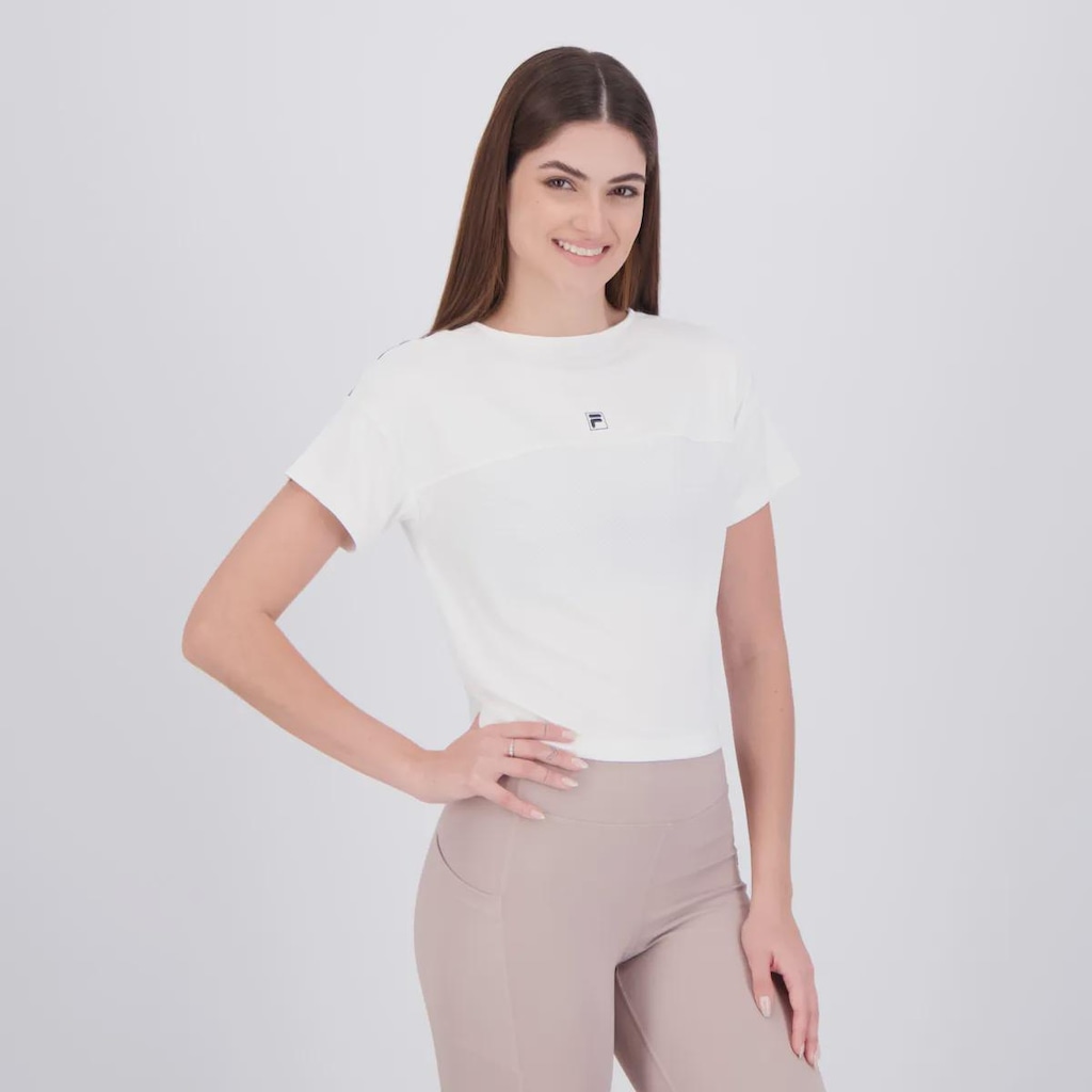 Imagem 2 do produto Camiseta Cropped Fila Adaptable Classic Sports Feminino