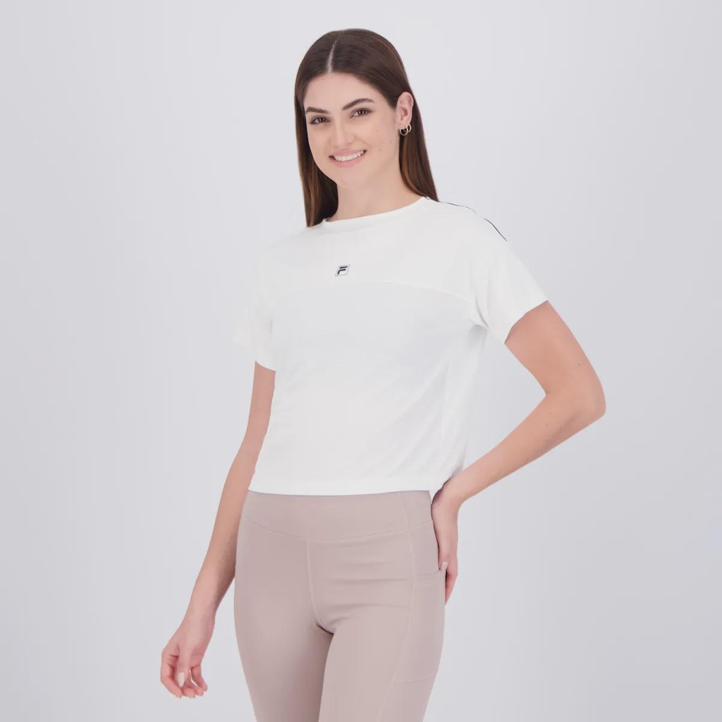 Imagem 3 do produto Camiseta Cropped Fila Adaptable Classic Sports Feminino