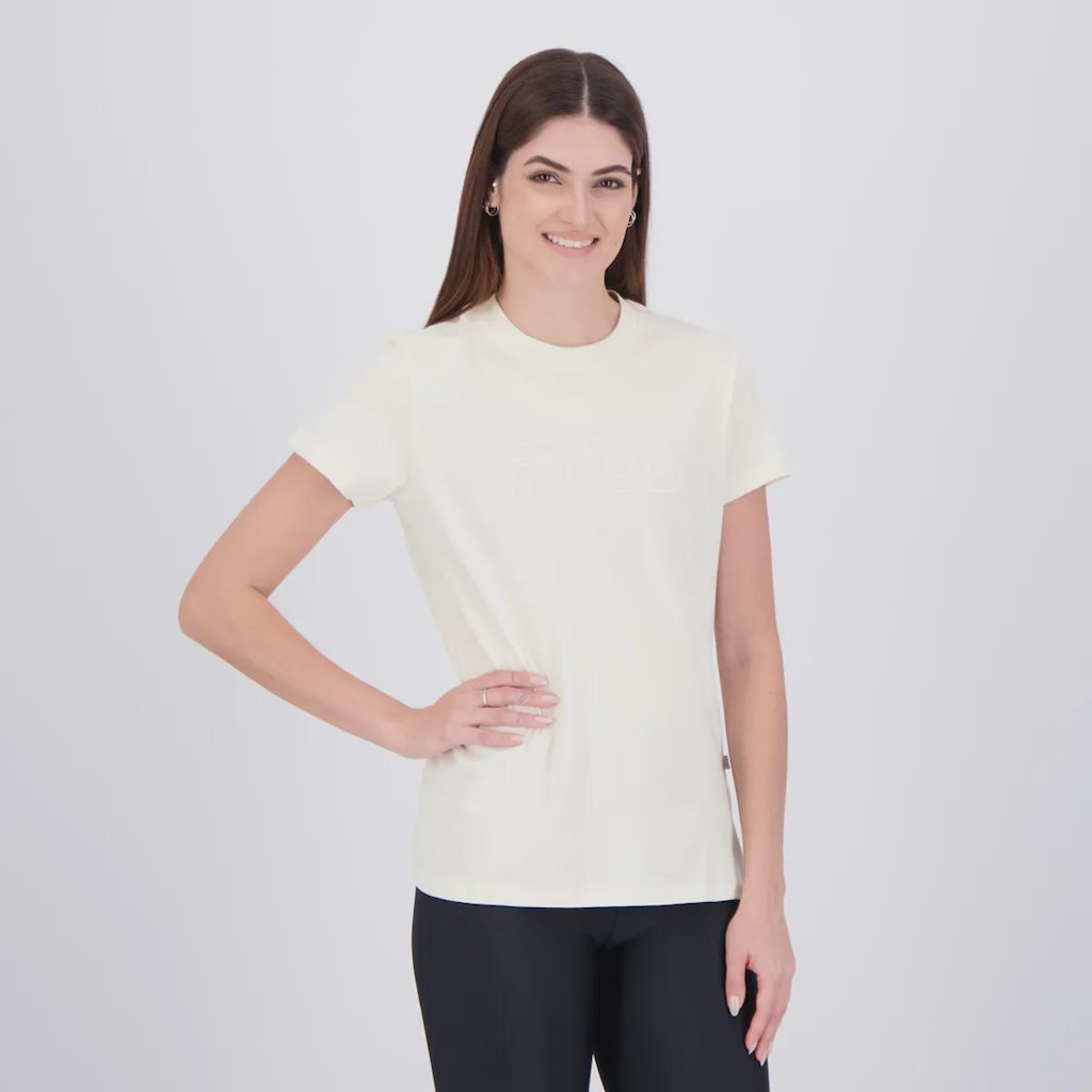 Imagem 2 do produto Camiseta Fila Regular Basic Outline Feminina