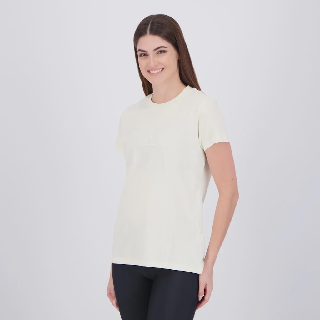 Imagem 3 do produto Camiseta Fila Regular Basic Outline Feminina