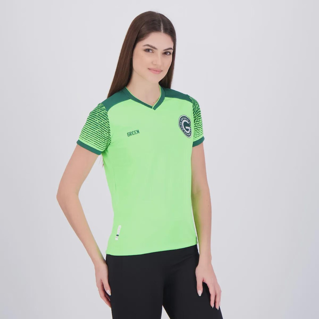 Imagem 2 do produto Camisa Gr33n Goiás Treino Goleiro 2023 Feminina