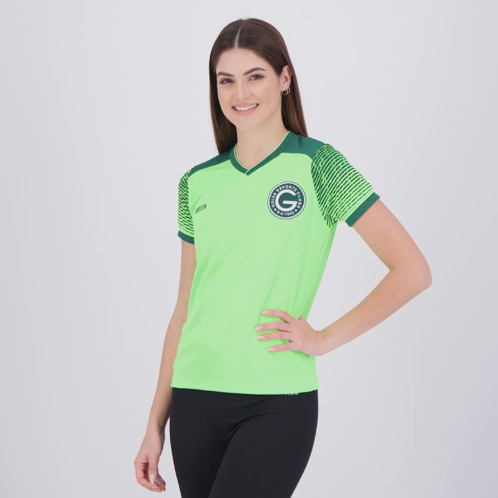 Imagem 3 do produto Camisa Gr33n Goiás Treino Goleiro 2023 Feminina