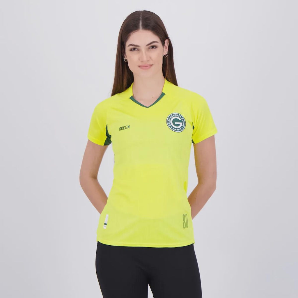 Camisa Gr33n Goiás Goleiro 2023 Feminina
