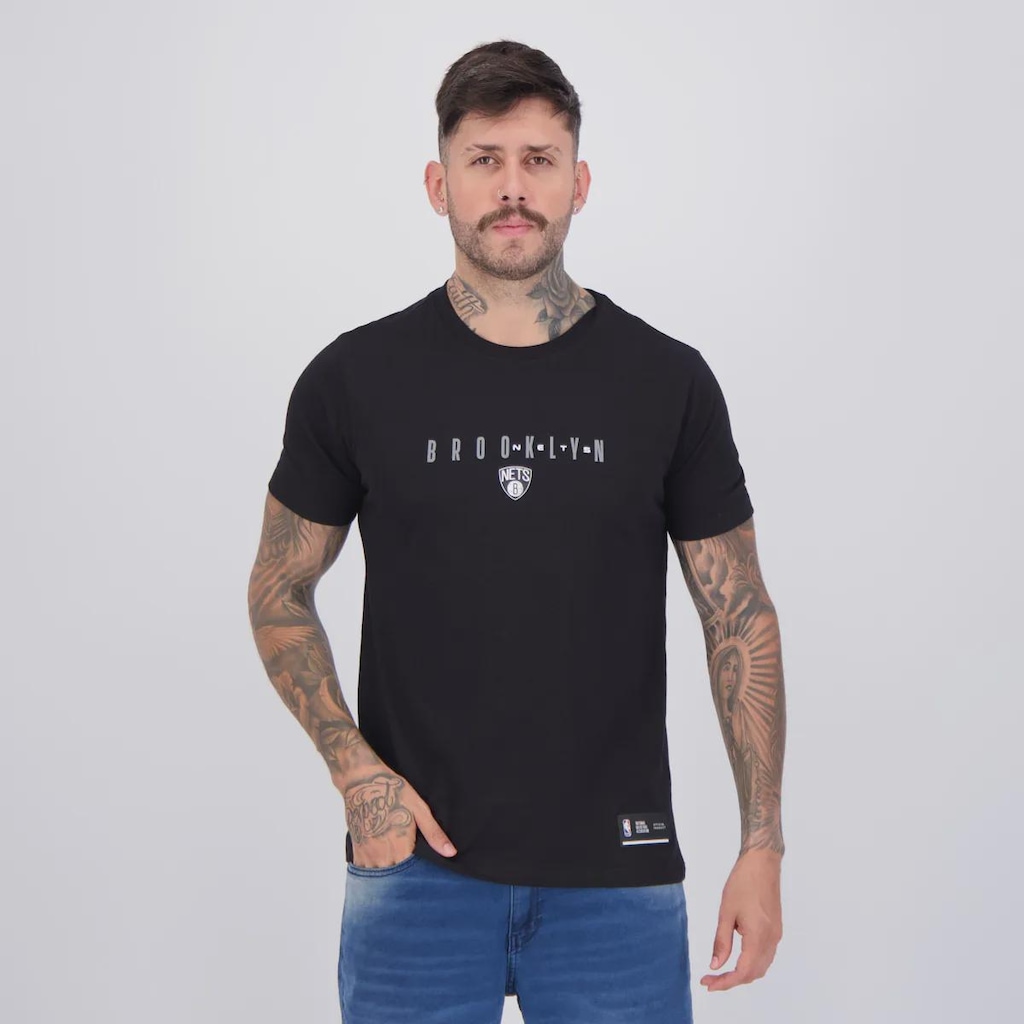 Camiseta NBA Brooklyn Nets Spell Masculina