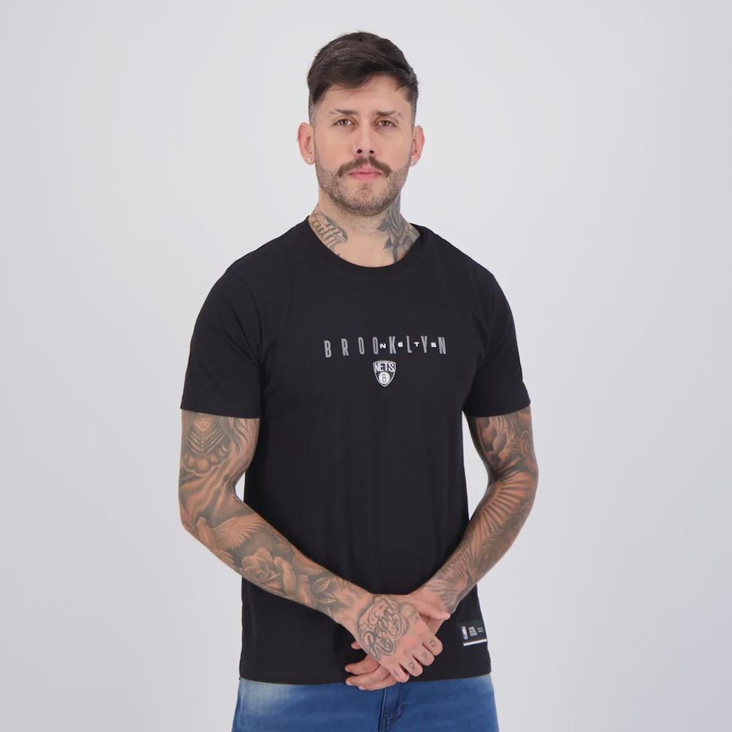 Imagem 2 do produto Camiseta NBA Brooklyn Nets Spell Masculina
