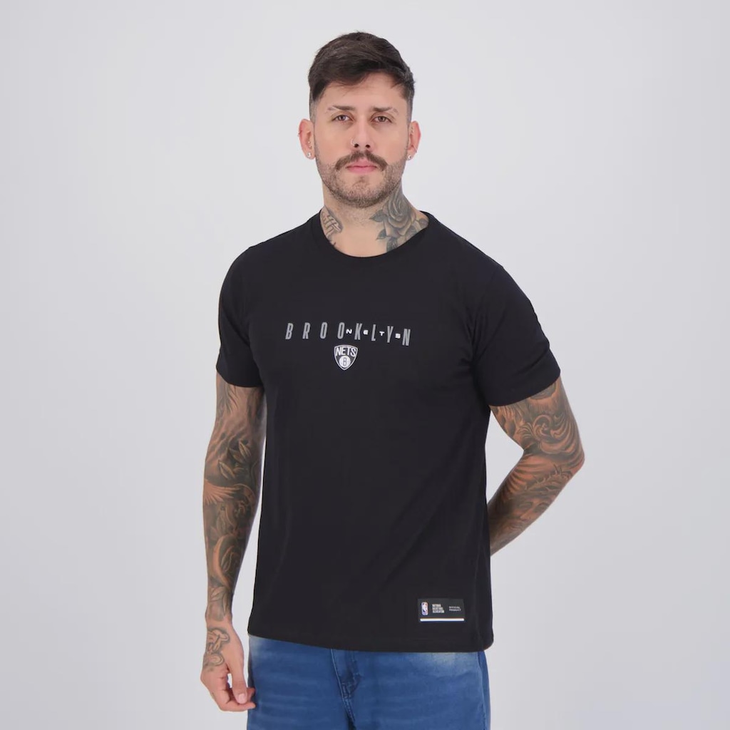 Imagem 3 do produto Camiseta NBA Brooklyn Nets Spell Masculina