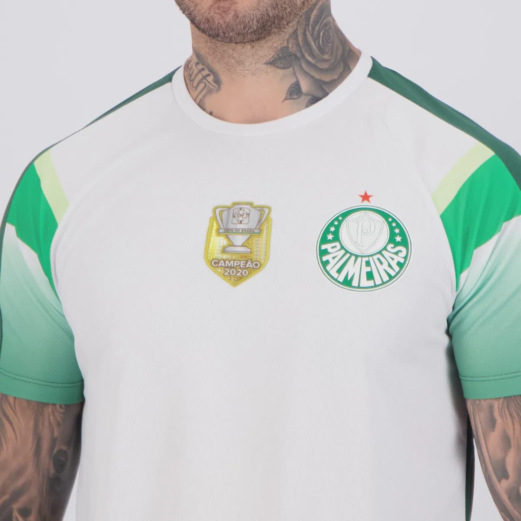 Imagem 5 do produto Camisa Do Palmeiras Alviverde Patch Campeão Copa do Brasil 2020 Masculina
