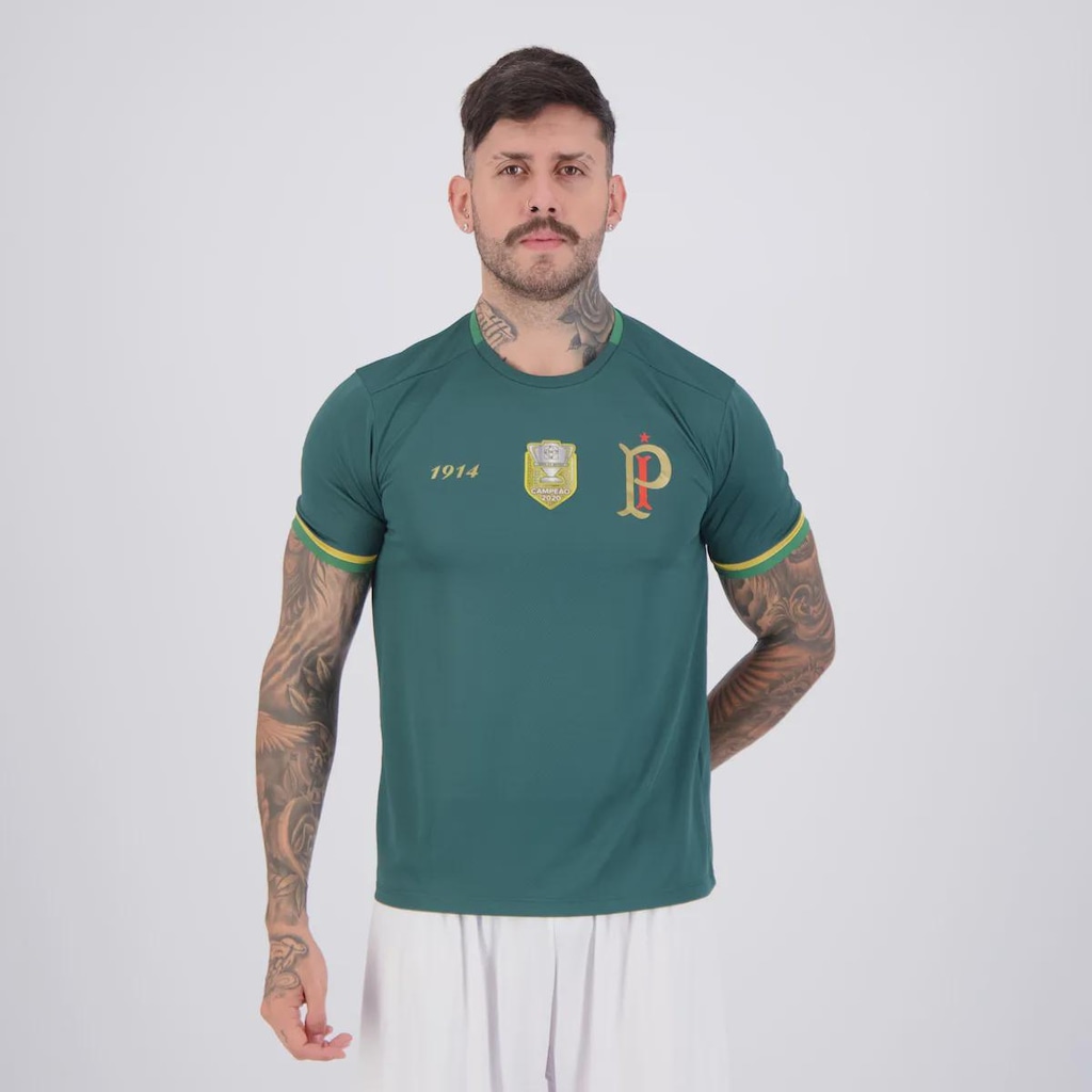 Camisa Palmeiras Energy IV Patch Campeão Copa do Brasil 2020 Masculina