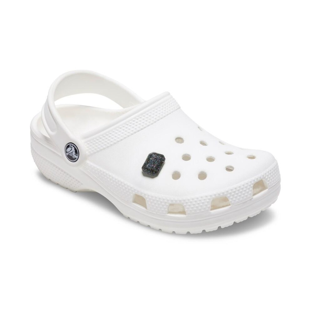 Imagem 2 do produto Jibbitz Crocs Pedra Preta Glitter Arco-Íris