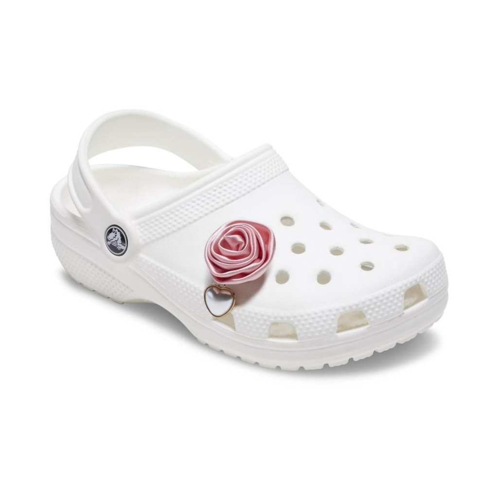 Imagem 2 do produto Jibbitz Crocs Rosa com Gota de Pérola