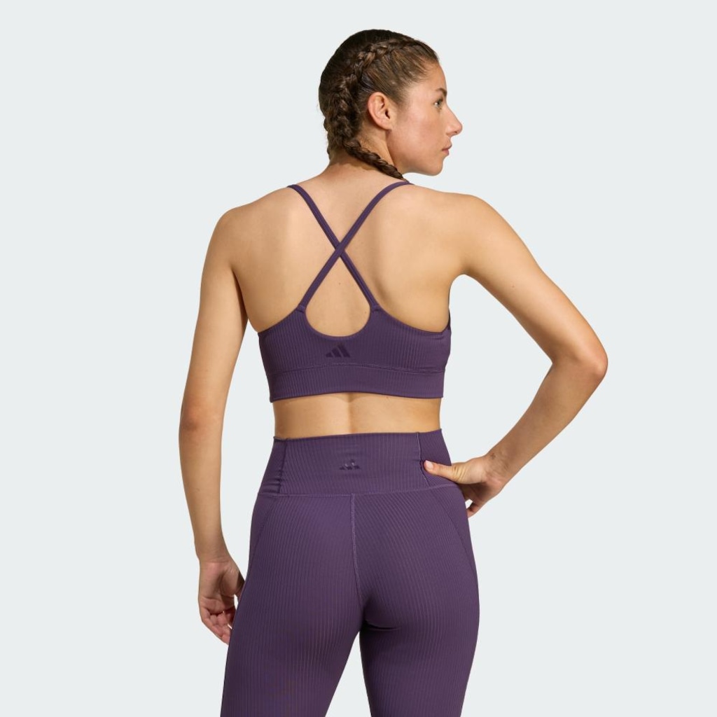 Imagem 3 do produto Top adidas All Me Light Suporte Rib Long Line Feminino