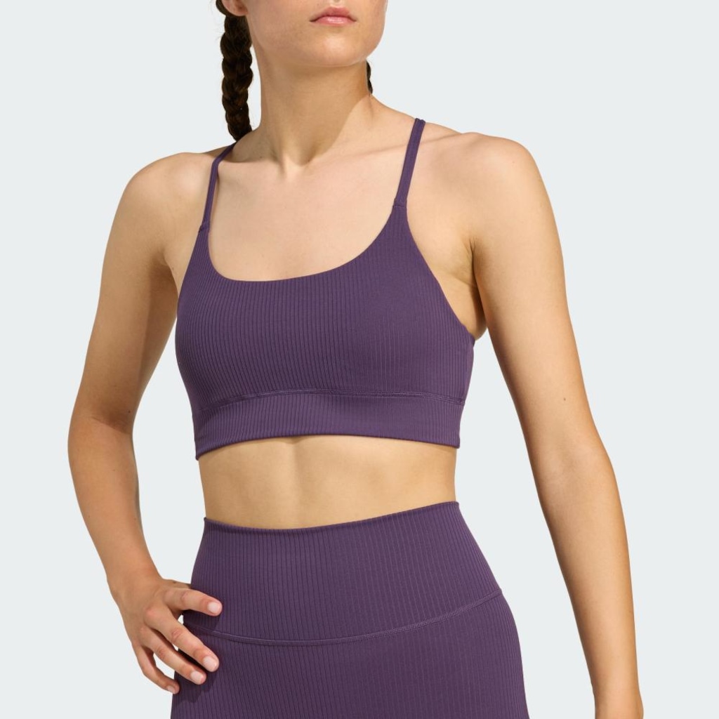 Imagem 5 do produto Top adidas All Me Light Suporte Rib Long Line Feminino