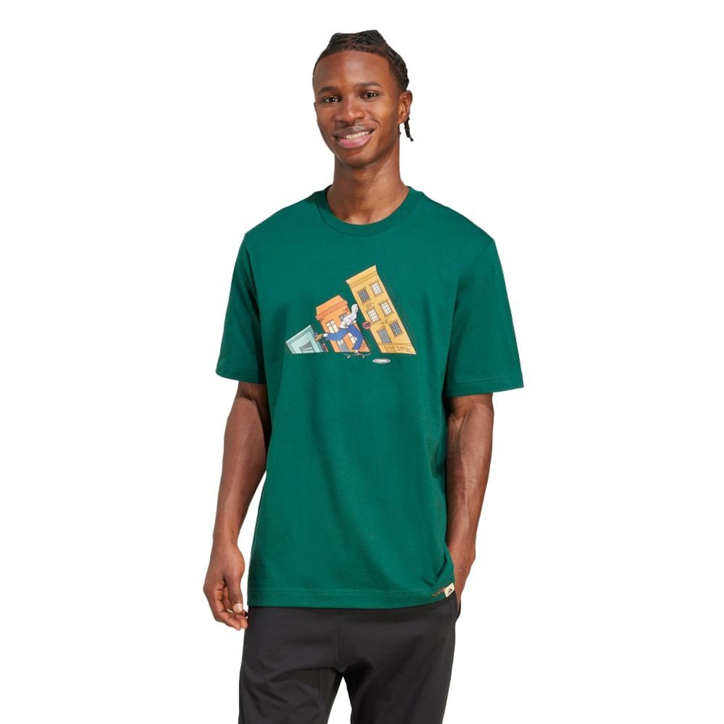 Camiseta adidas Doodle Hunt Skate Masculina
