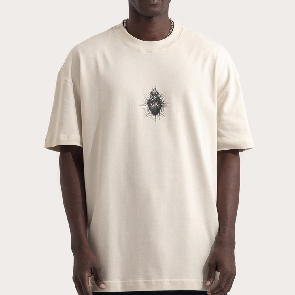 Camiseta MCD Box Fit Sagrado Coração SM26 Masculina