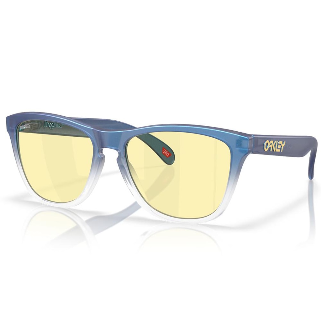 Óculos de Sol Unissex Oakley Frogskins Matte Cyan/Blue/Clear Shift