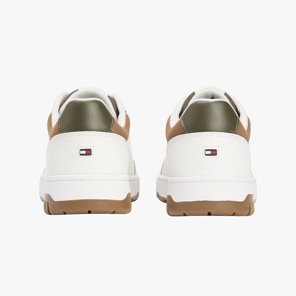 Imagem 3 do produto Tênis Masculino Tommy Hilfiger TH Basket Core LTH Ecru Arm Green