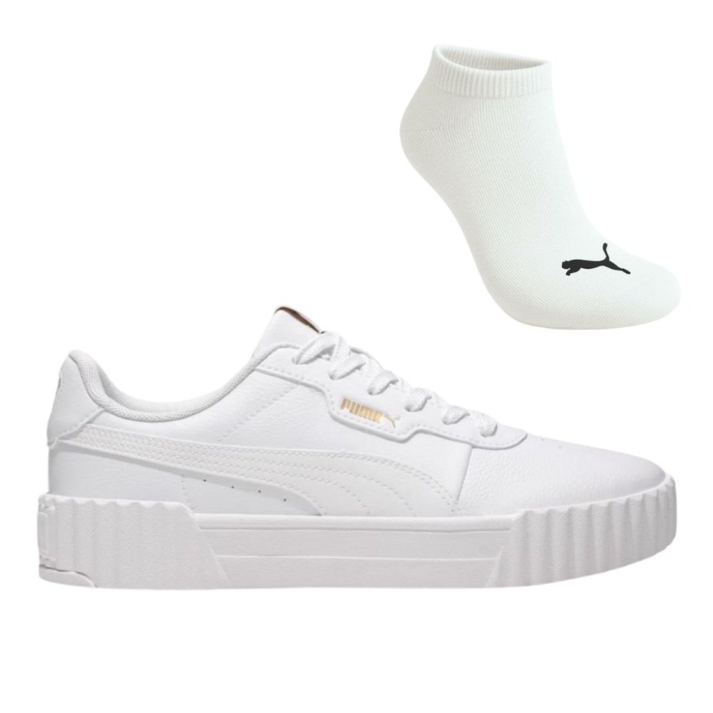 Tênis Puma Carina 3.0 Bdp E Meia - Feminino
