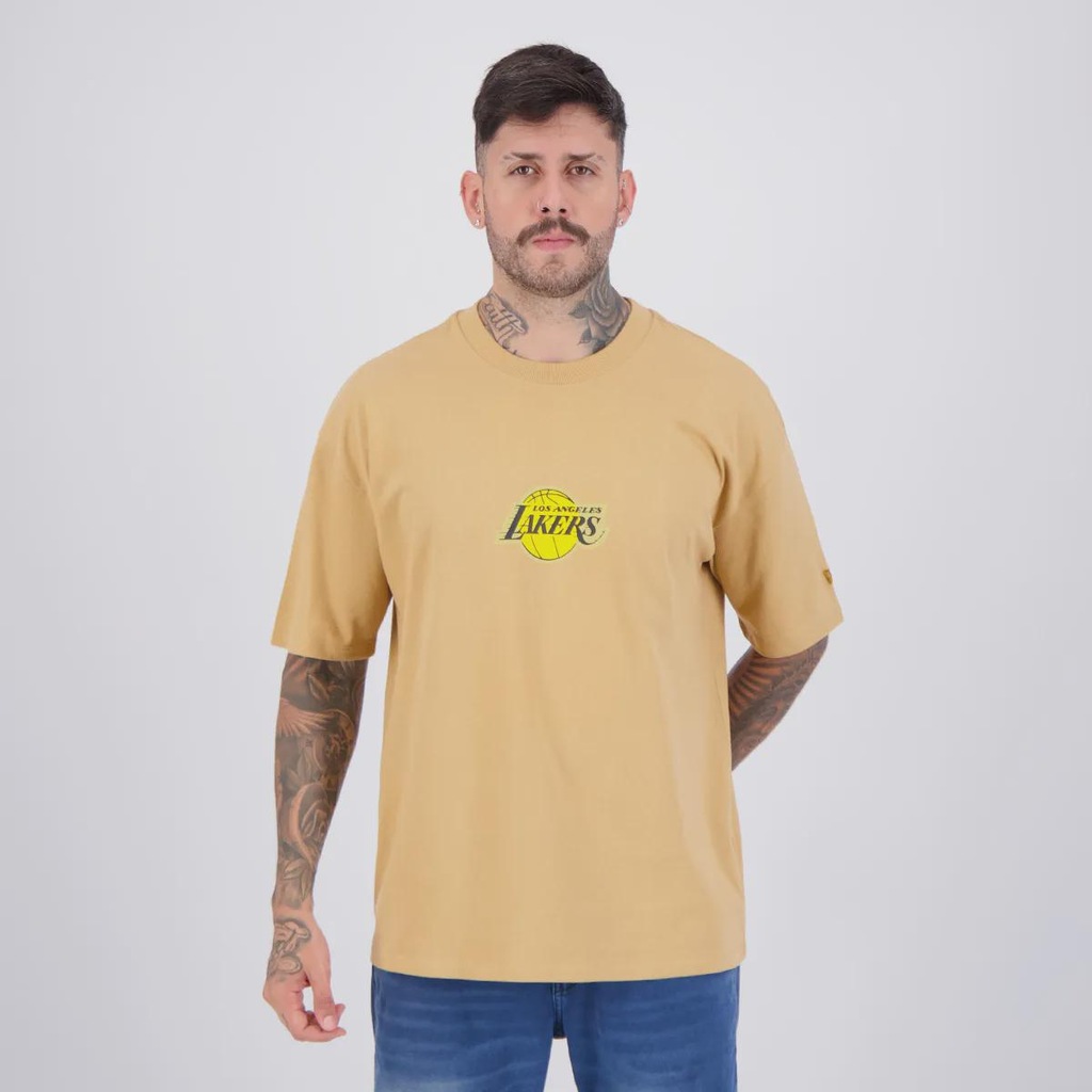 Camiseta New Era NBA Los Angeles Lakers Core Masculino