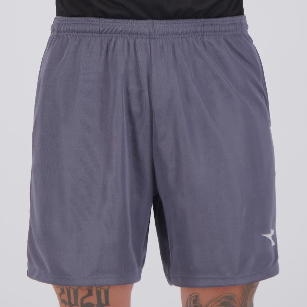 Bermuda Diadora Logo Com Bolso Masculina