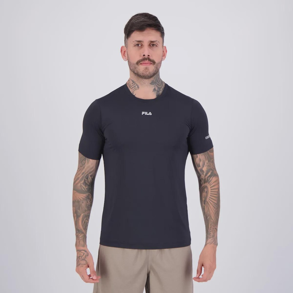 Camiseta Fila Sun Protect Breezy Logo Masculina
