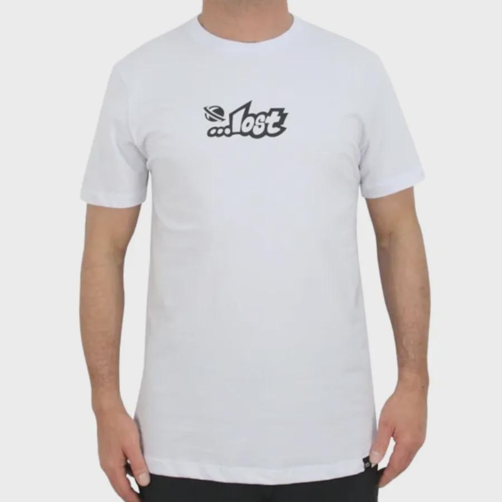 Camiseta Lost Logo Institucional Atletas Masculino