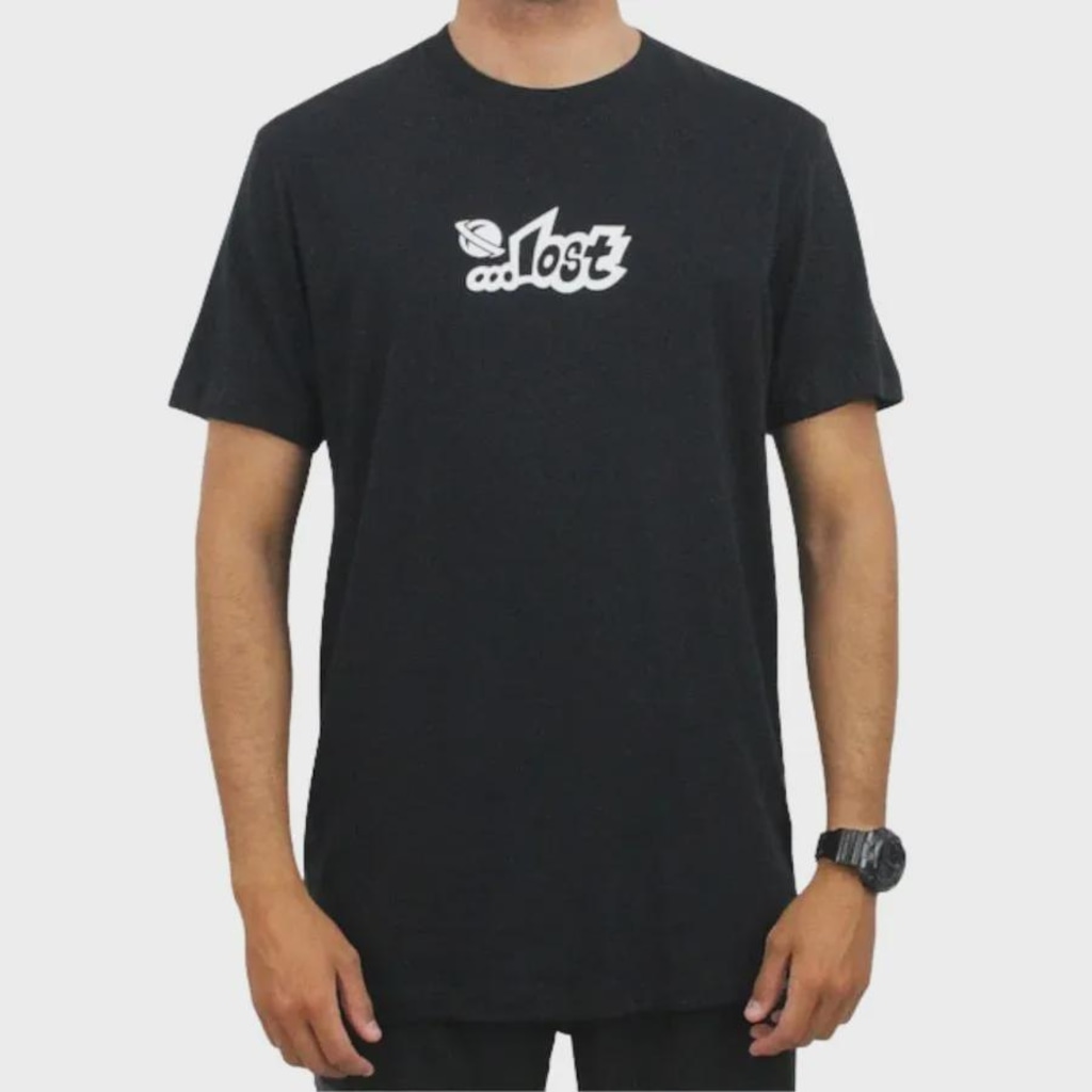 Camiseta Lost Logo Institucional Atletas Masculino