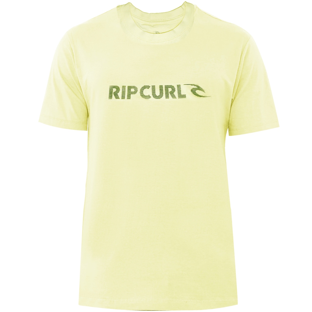 Camiseta Rip Curl New Icon Sphere Lemon Ice Masculina