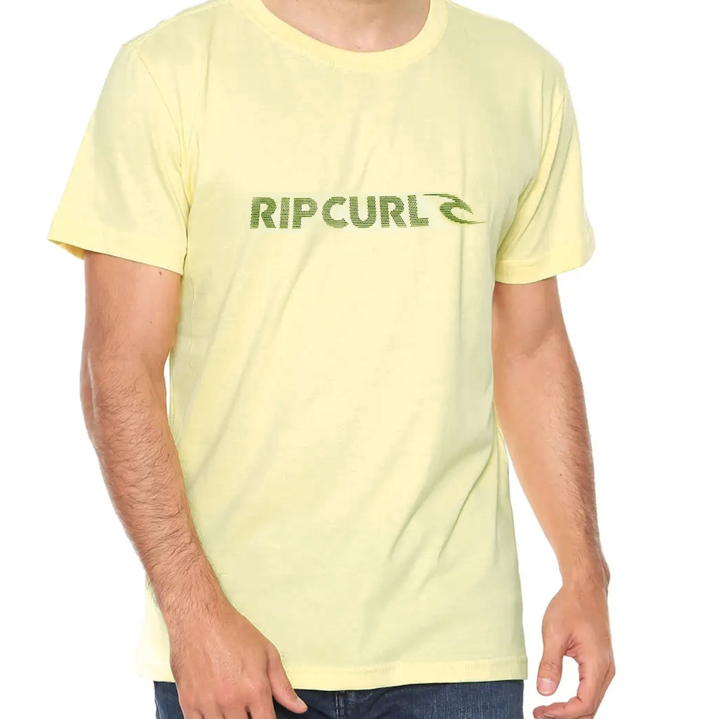 Imagem 3 do produto Camiseta Rip Curl New Icon Sphere Lemon Ice Masculina