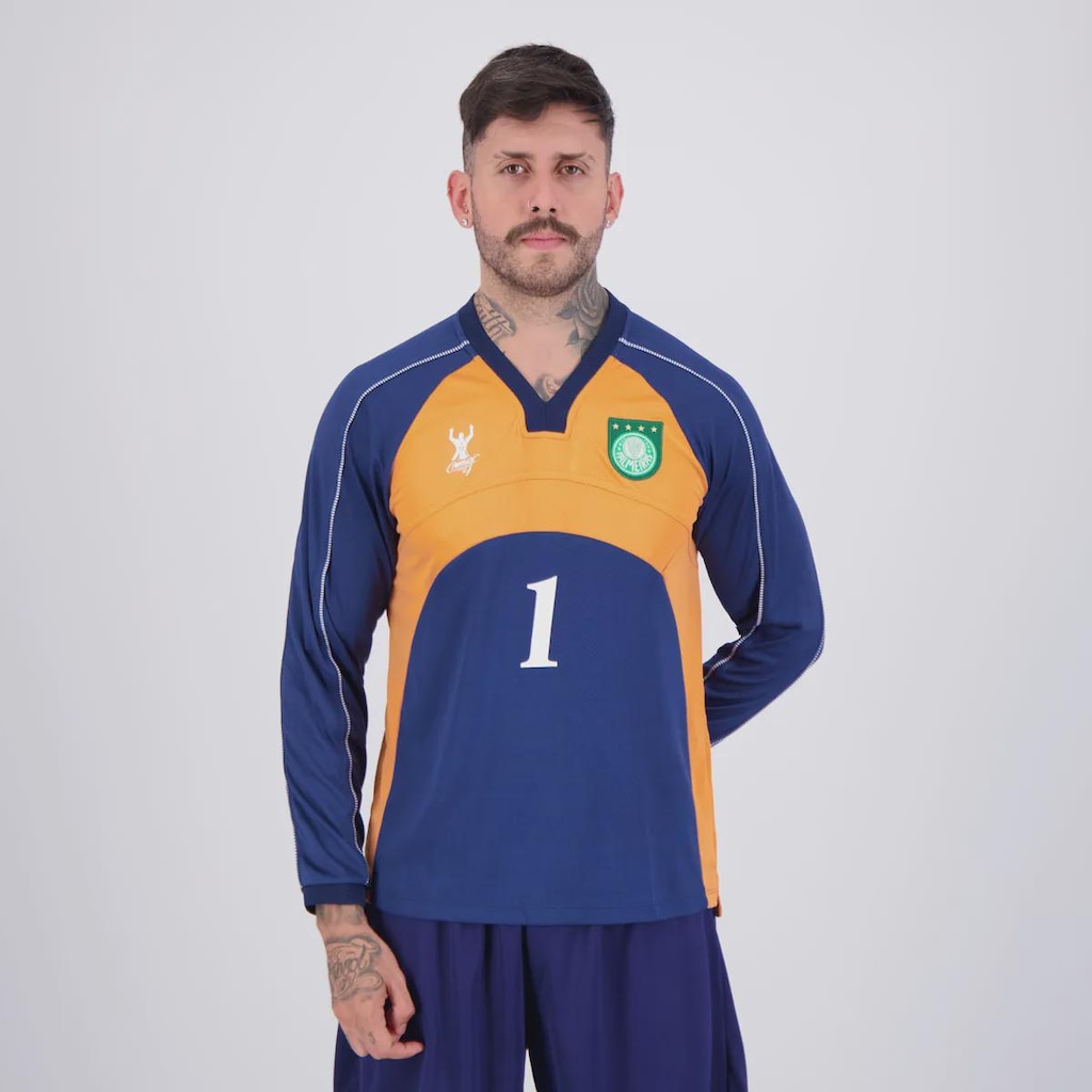 Camisa Palmeiras Goleiro Retrô 2000 ML Masculina