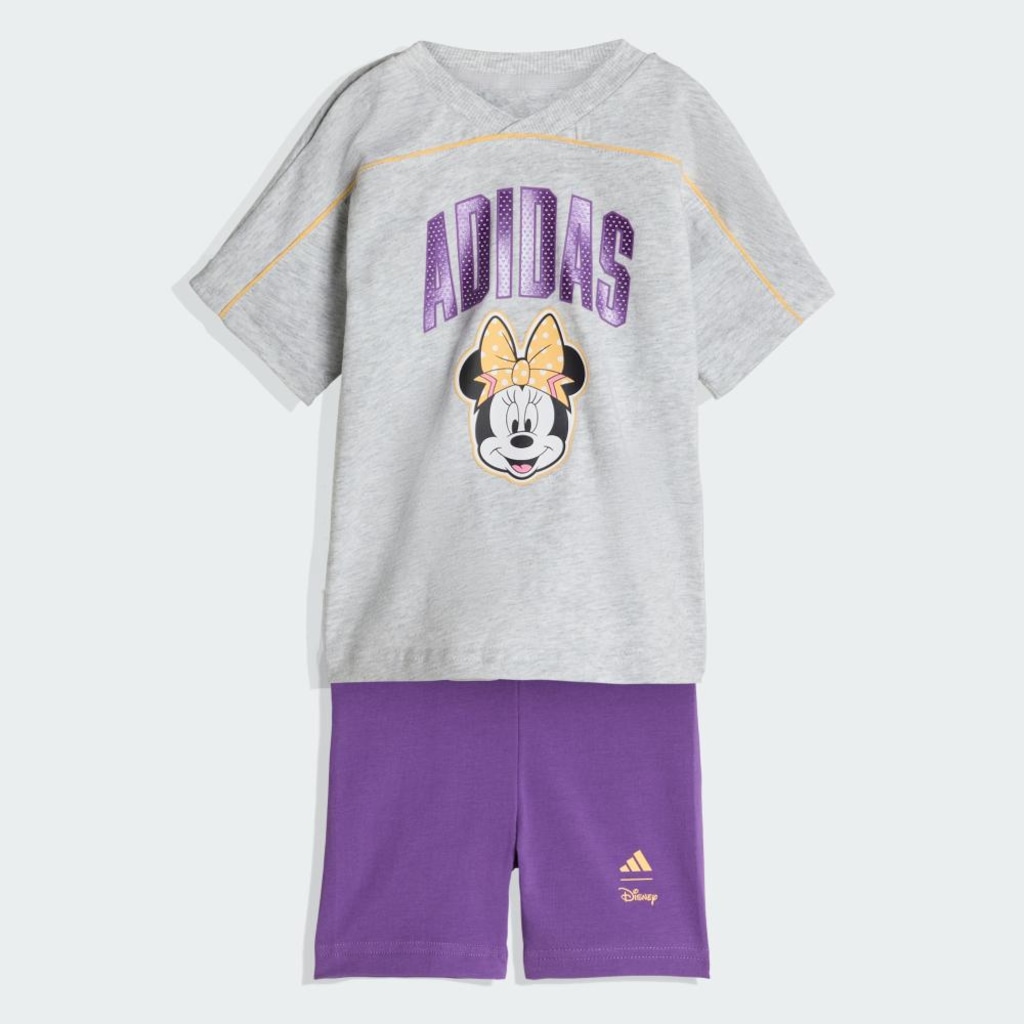 Imagem 2 do produto Conjunto Camiseta e Parte de Baixo adidas Disney Minnie Mouse Infantil