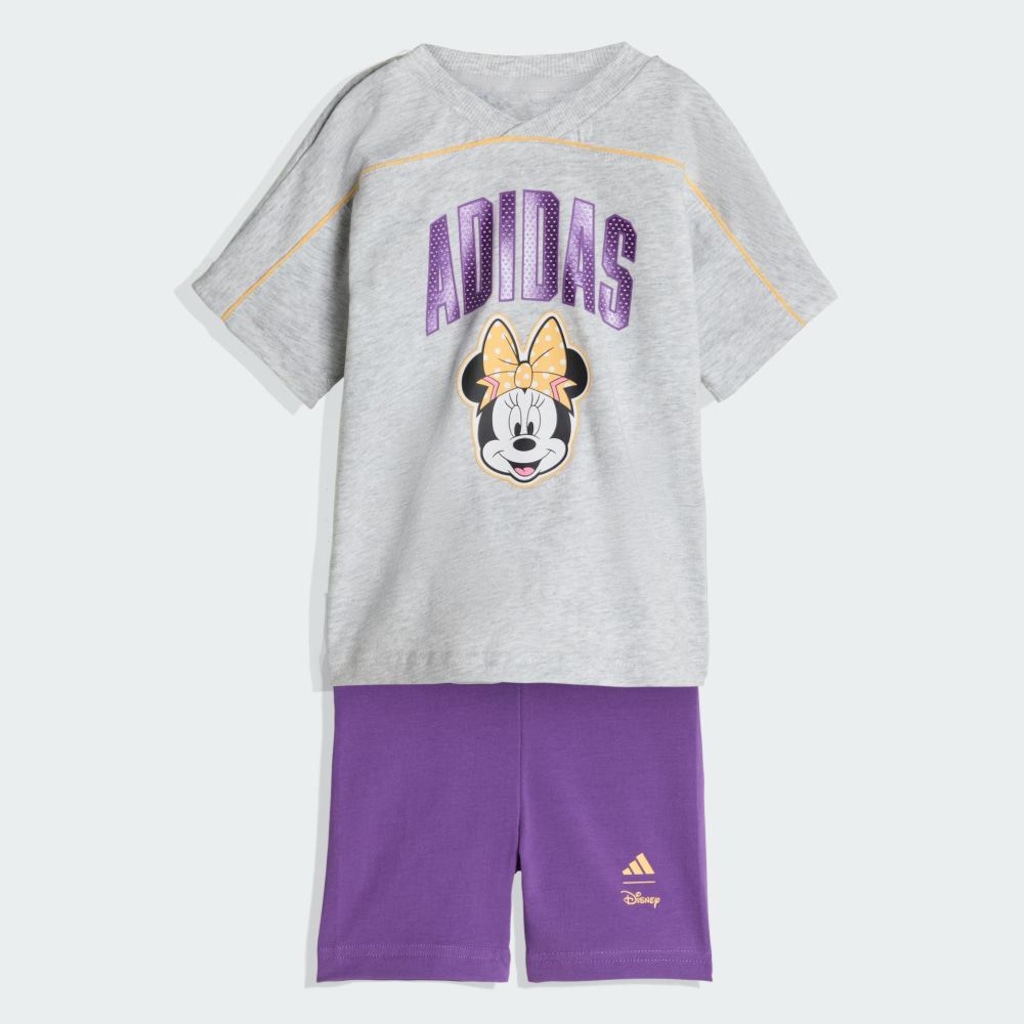 Imagem 3 do produto Conjunto Camiseta e Parte de Baixo adidas Disney Minnie Mouse Infantil