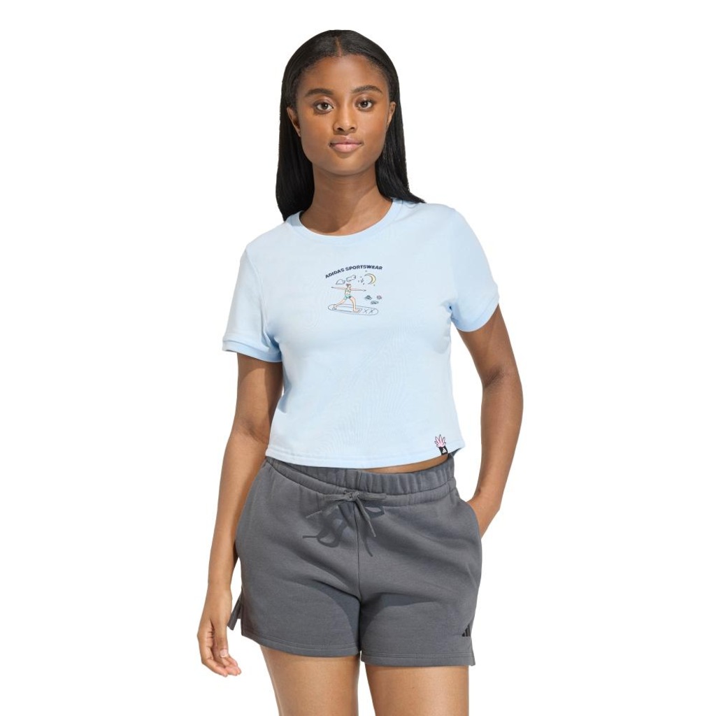 Camiseta adidas Doodle 2 Feminina